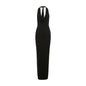 Women's Bare Back Slim-fit Halter Dress