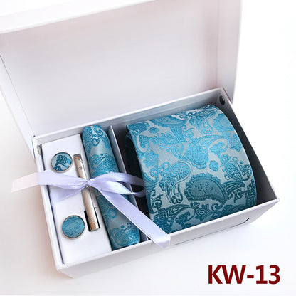 Men's Tie Gift Box 6 Piece Business Suit