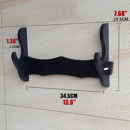 Wall-mounted Sword Rack, Home Black Flute Rack