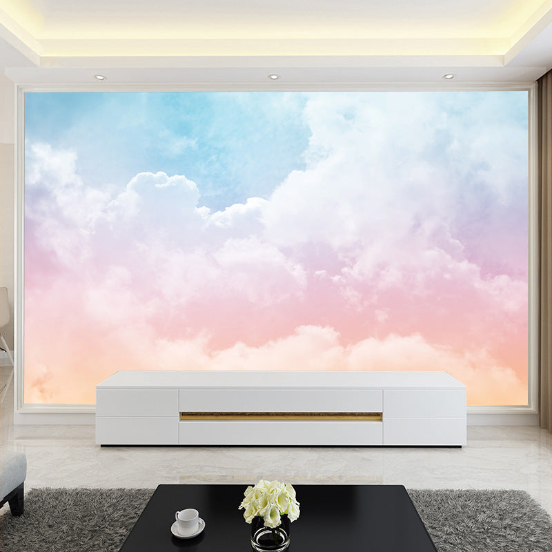 Printed Waterproof Wallpaper For TV Backdrop Wall Mural