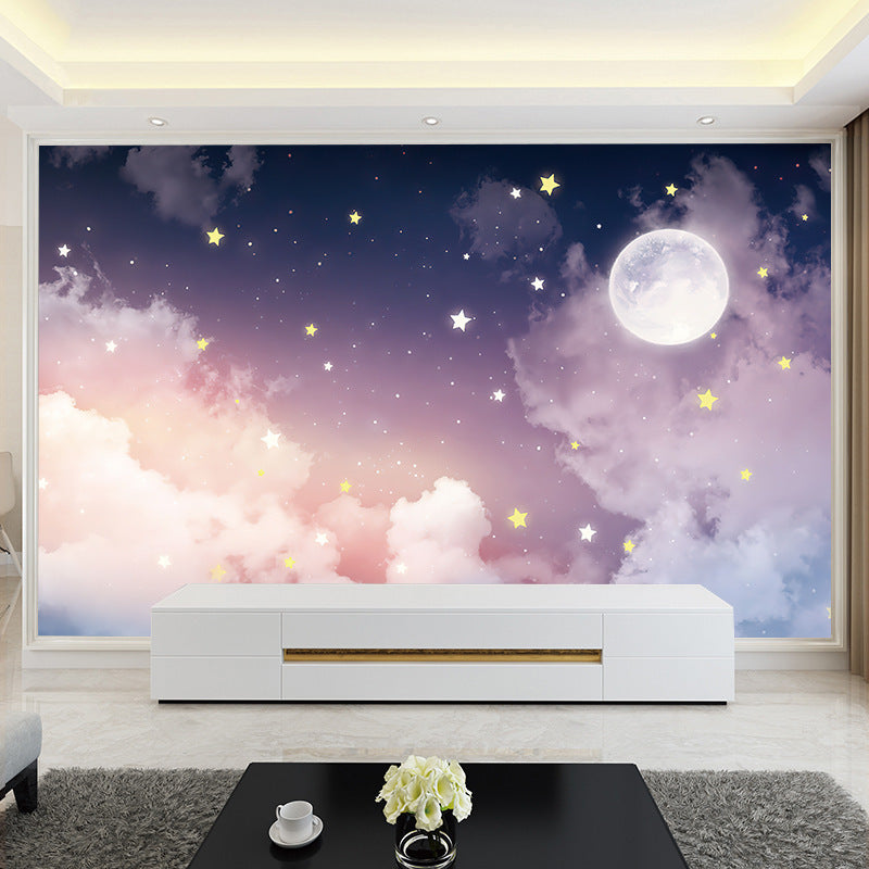 Printed Waterproof Wallpaper For TV Backdrop Wall Mural