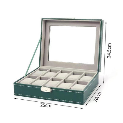 Dark Green Watch Storage Box Watch Display Packaging
