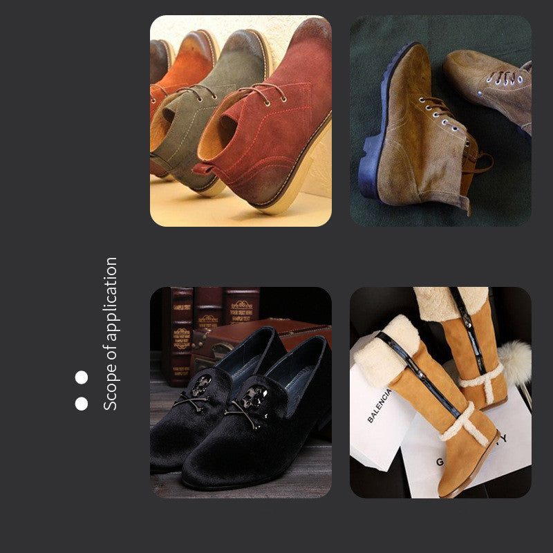 Snow Boots Three sided Suede Shoe Brush Cleaning Care Brush