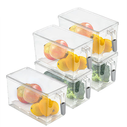 Household Food Storage Box With Drain