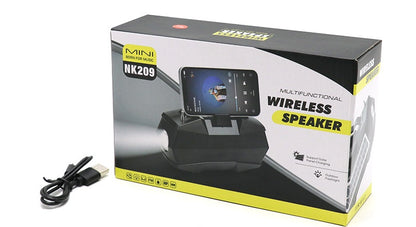 Bluetooth Speaker With Antenna Flashlight Gift