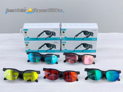 AI-Powered Bluetooth Earphone Glasses for Smart Translation and Clear Communication