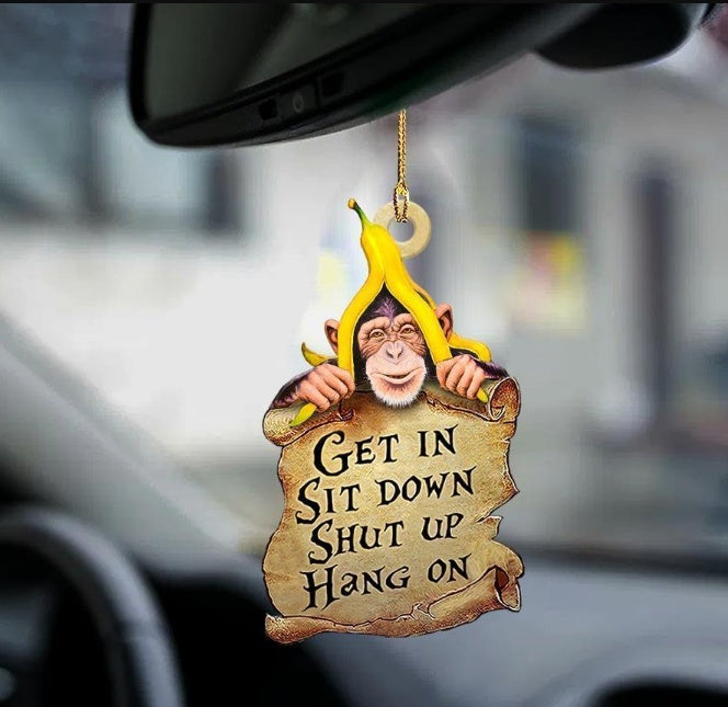 Car Pendant Sleeping Dog Angel Home Decor Acrylic Showcase Hanging Ornaments For Doors