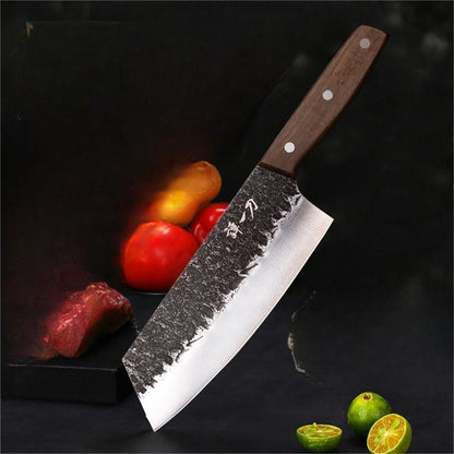 Old Fashioned Carved Chinese Kitchen Knife