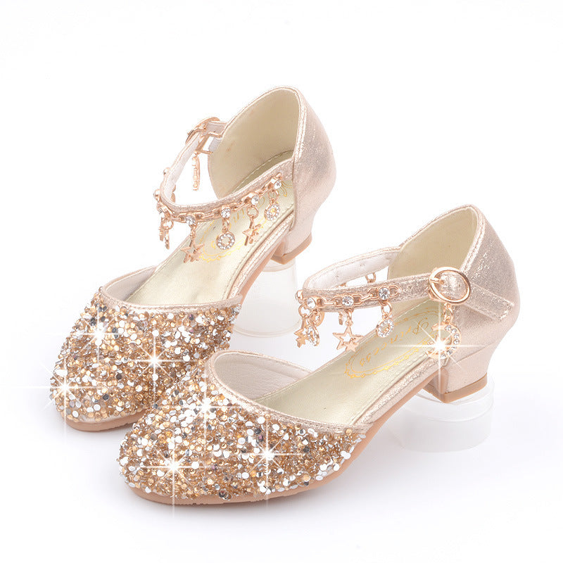 Princess Shoes Student Performance Shoes Baotou Sandals