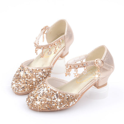 Princess Shoes Student Performance Shoes Baotou Sandals