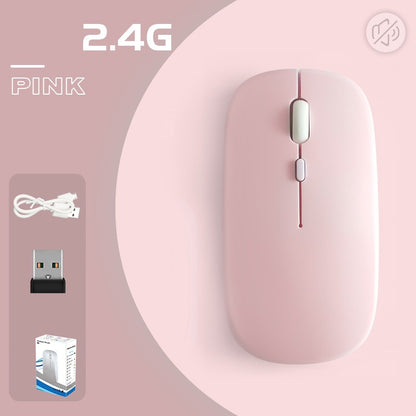Macaron Color Wireless Bluetooth Mobile Phone Tablet Mouse