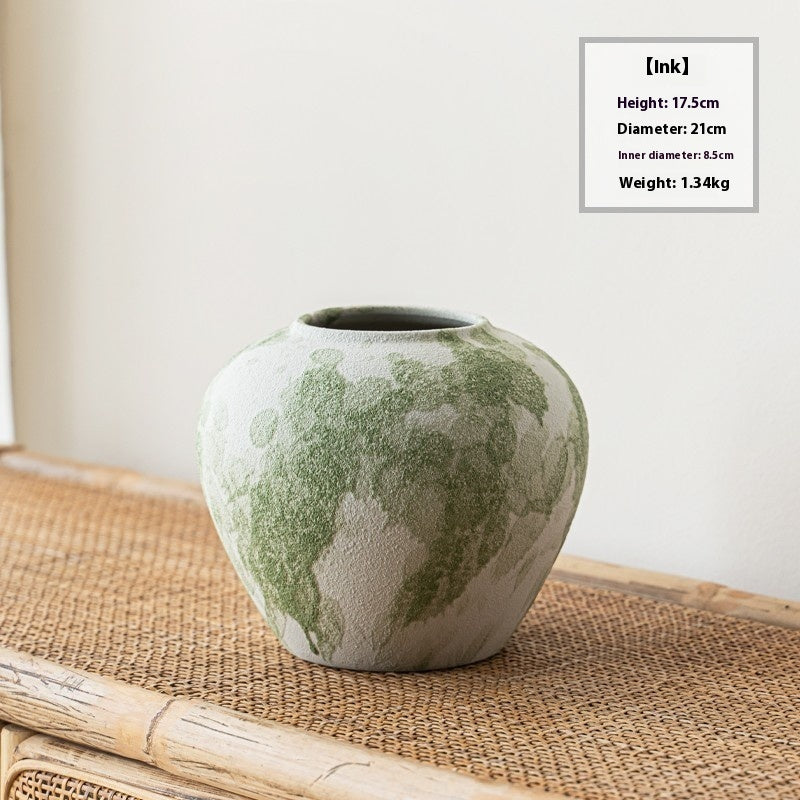 Chinese Style Decoration High-grade Flower Arrangement Ceramic Vase