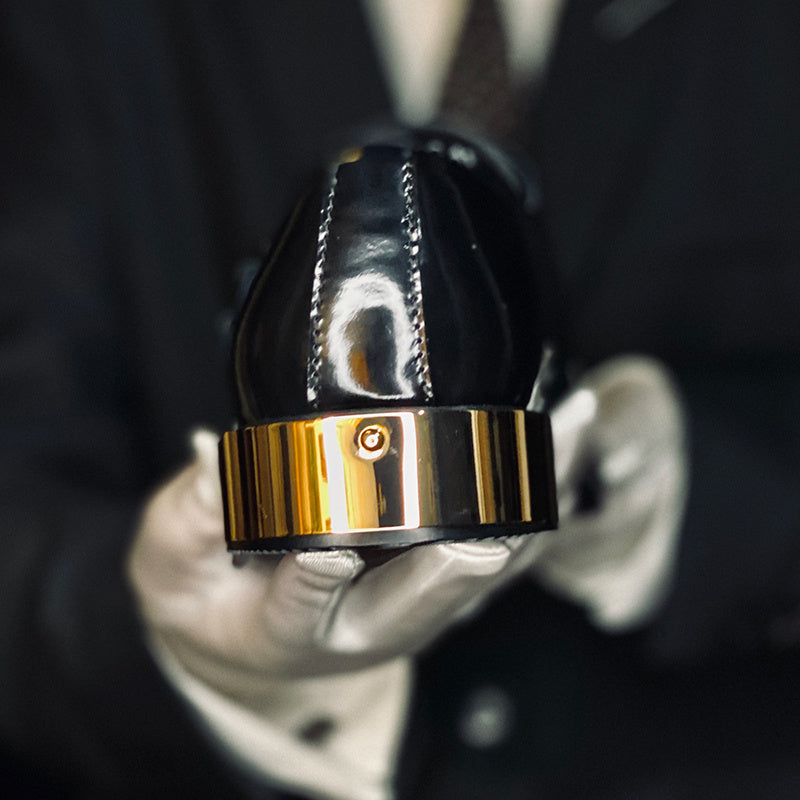 Classic Gentleman Metal Heel Leather Shoes