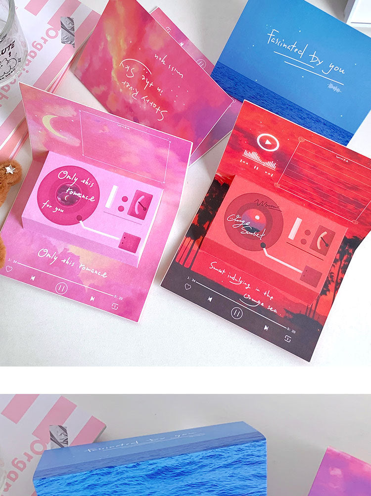 Phonograph Birthday Gift Creative Stereoscopic Greeting Cards