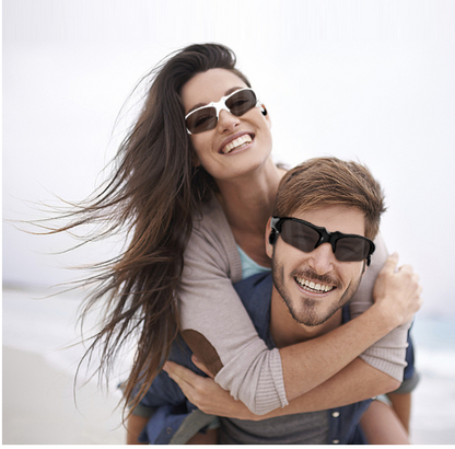 Black Music Stereo Bluetooth Glasses with Phone Wireless Earphones With Anti UV400 Polarizing Lens features