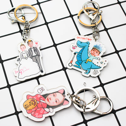 Keychain photo customization