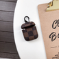 Compatible with  Jacket anti-lost hook wireless Bluetooth headset 2 generation leather case lattice hard shell tide