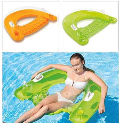 Water inflatable sofa floating bed