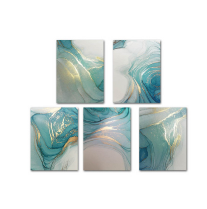 Abstract Liquid Fluid Art Poster Canvas Painting Modern Wall Picture Home Living Room Decor