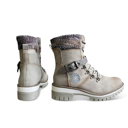 Large Size Mid-to-low Women's Boots Autumn And Winter