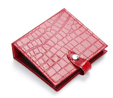 Shore non-portable creative jewelry jewelry storage box Leather earring earring storage book Jewelry album box