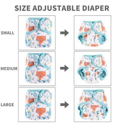 Printed Waterproof And Breathable Baby Cloth Pocket Cover