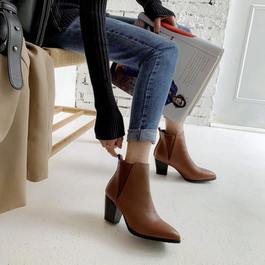 Women Shoes Winter Ankle Boots - FLIPSTYLEZLLC