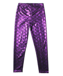 Children's leggings fish scale leggings