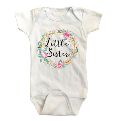 Alphabet printed children's Romper triangle creeper