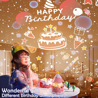 Creative Atmosphere Starry Sky Lights Music Music Music Box