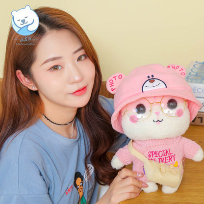 Cute net red hamster doll
