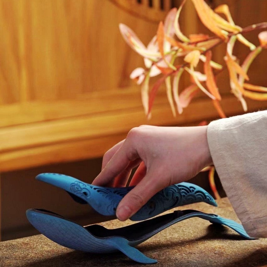 Whale Cooper Wires Incense Burner Furniture Decoration Ornaments