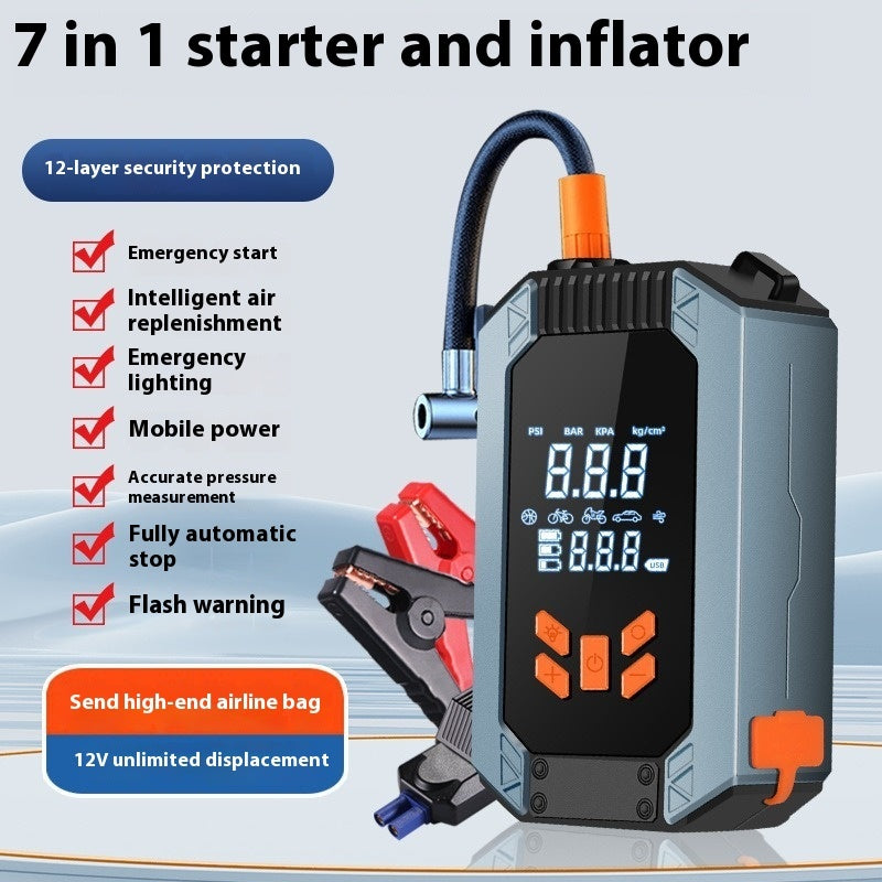 Car Wireless Inflatable emergency Start Power All-in-one Machine