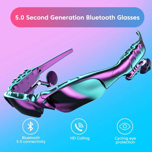 Women's Fashion Simple Music Bluetooth Headset Glasses - FLIPSTYLEZLLC