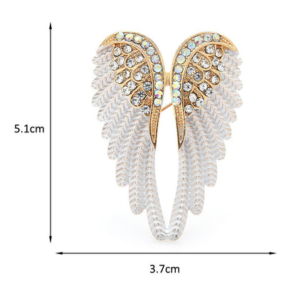 Angel Wings Brooch Corsage Clothing Accessories
