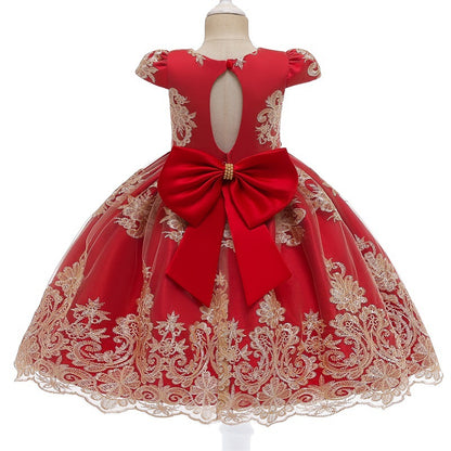 Children's Princess Skirt Pompadour Dress Host