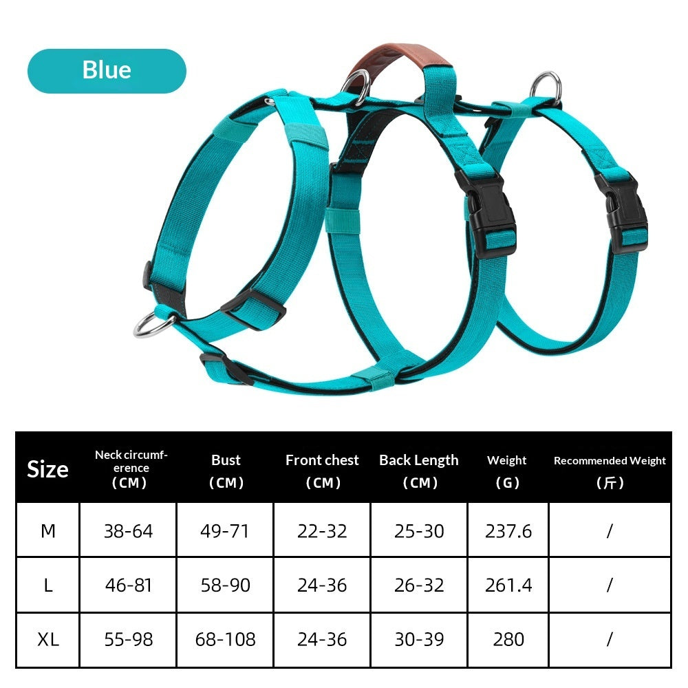 Dog Leash Anti-Pull Harness For Medium- To Large-Sized Dogs