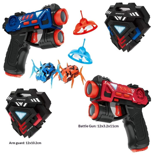 Children's Toy High-End Black Tech Flying Saucer Projection Game Gun Toy