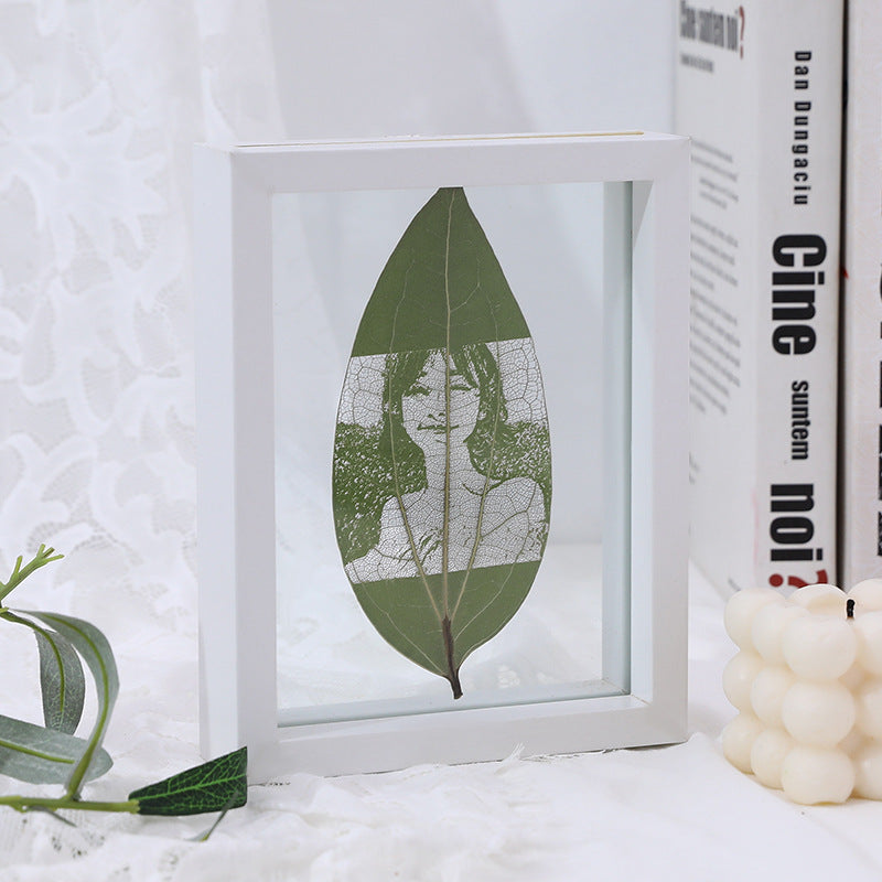 Plate Carving Photo Custom Silhouette Creative Birthday Gift