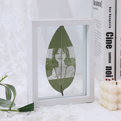 Plate Carving Photo Custom Silhouette Creative Birthday Gift