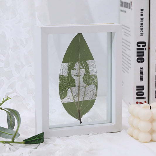 Plate Carving Photo Custom Silhouette Creative Birthday Gift