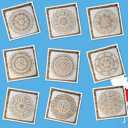 Mandala Furniture Tile Floor Wallpaper DIY Hand Account