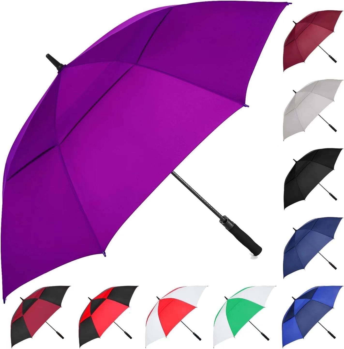 Oversized Automatic Double-layer Golf Umbrella Extra Large Long Handle Umbrella