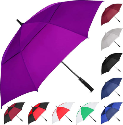 Oversized Automatic Double-layer Golf Umbrella Extra Large Long Handle Umbrella