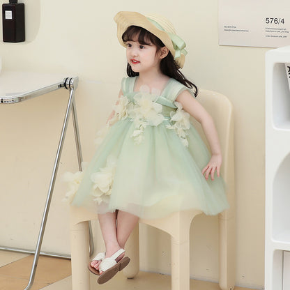 Children's New Flower Costume Sundress