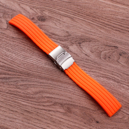 Stylish Car Tread Pattern Over A Rubber Strap