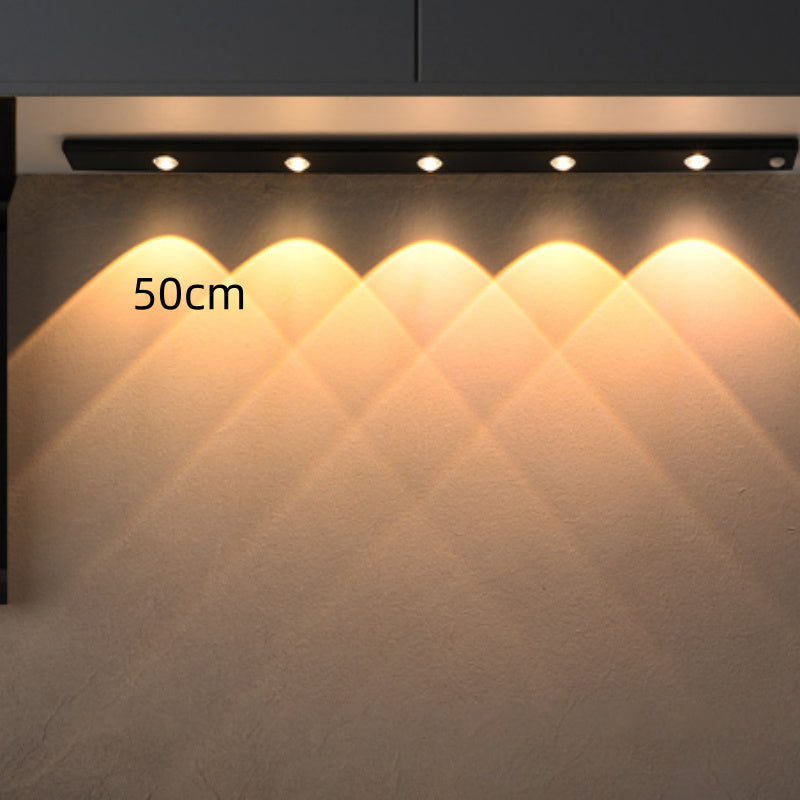 LED Wireless Self-adhesive Inductive Charging Shoe Cabinet Cabinet Light Strip