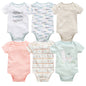 6-piece baby jumpsuit new short-sleeved baby clothes