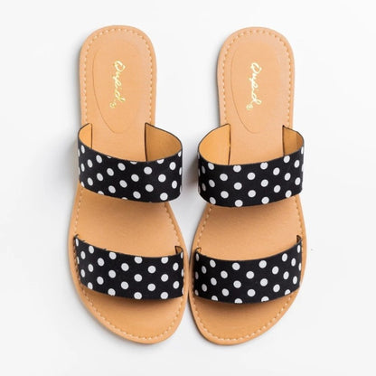 Slippers European and American plus size color sandals