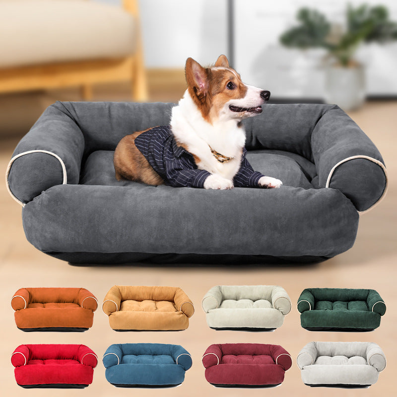 New Dog Bed Sleeping Sofa Pet Winter Warm House